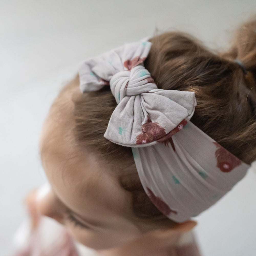 Baby & Toddler Bow Headband | Soft, Stretchy Headband | Ziggle Ziggle