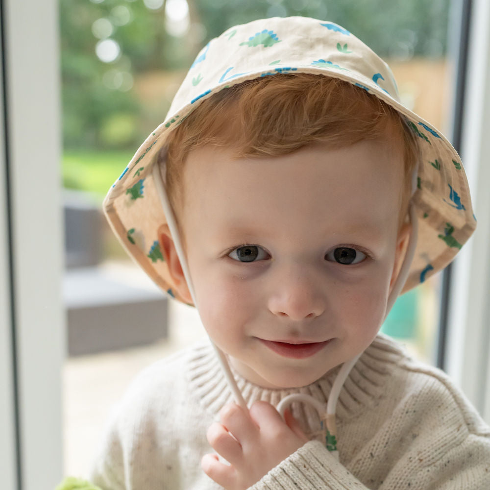 Blue/Green Dinos Sun Hat