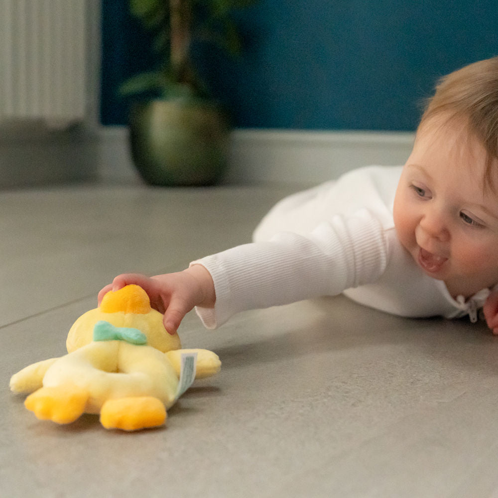 Duck Plush Baby Rattle