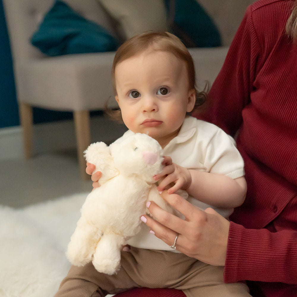 Cream Bunny Plush Toy