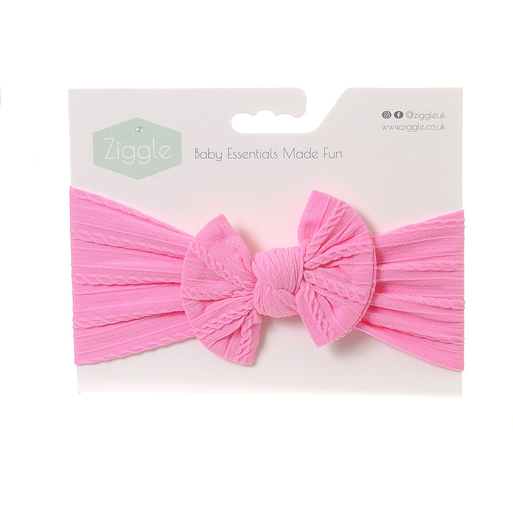 Baby & Toddler Bow Headband | Soft, Stretchy Headband | Ziggle Ziggle