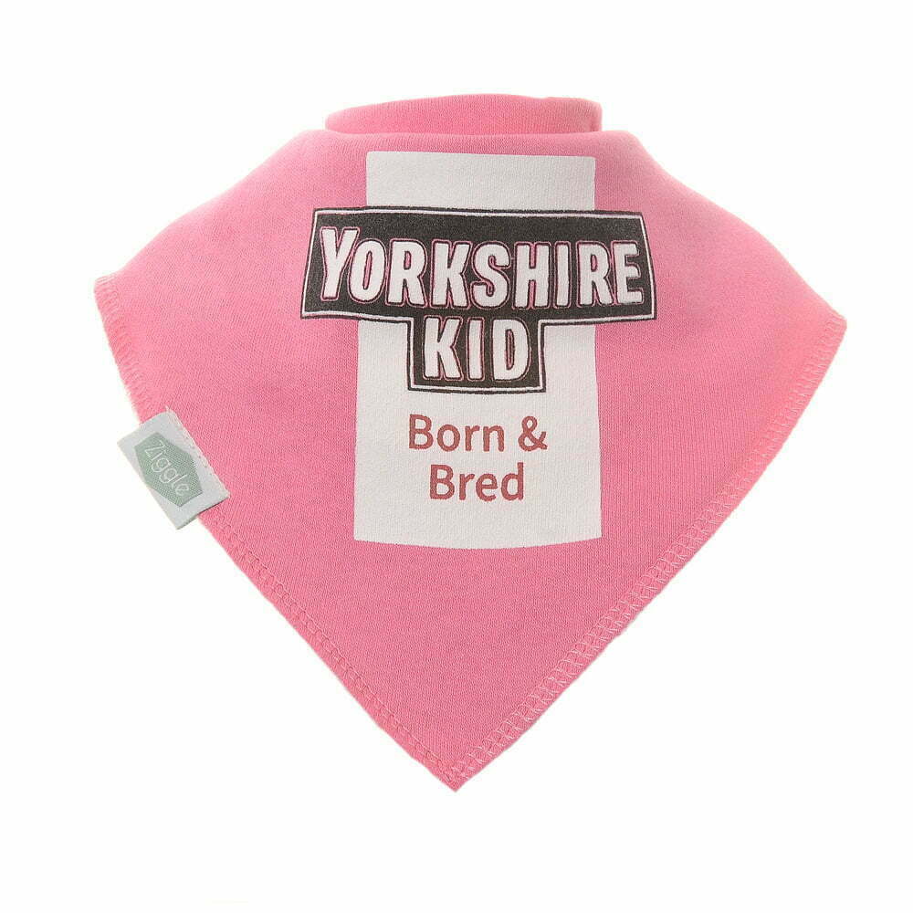 Pink Yorkshire Kid Bib