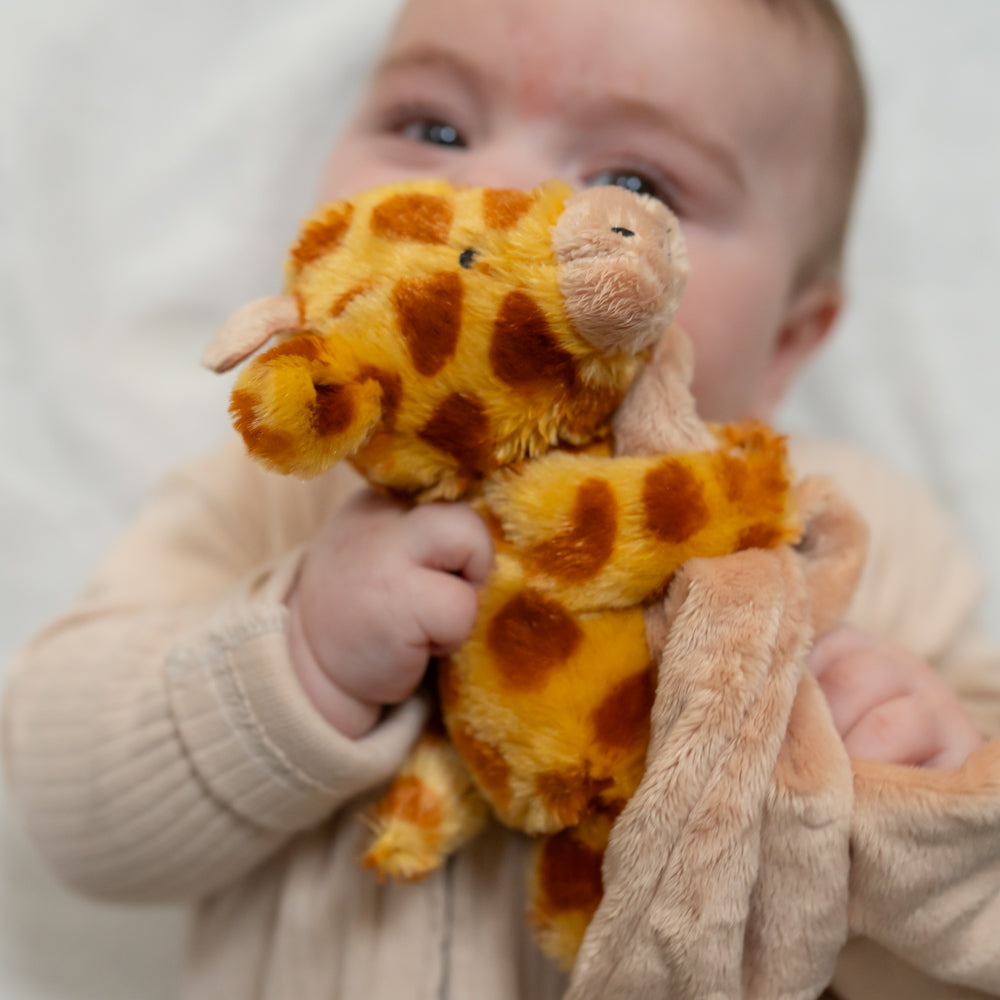 Baby's First Year "Milestones" Hamper £50 with Giraffe Comforter Blanket Ziggle