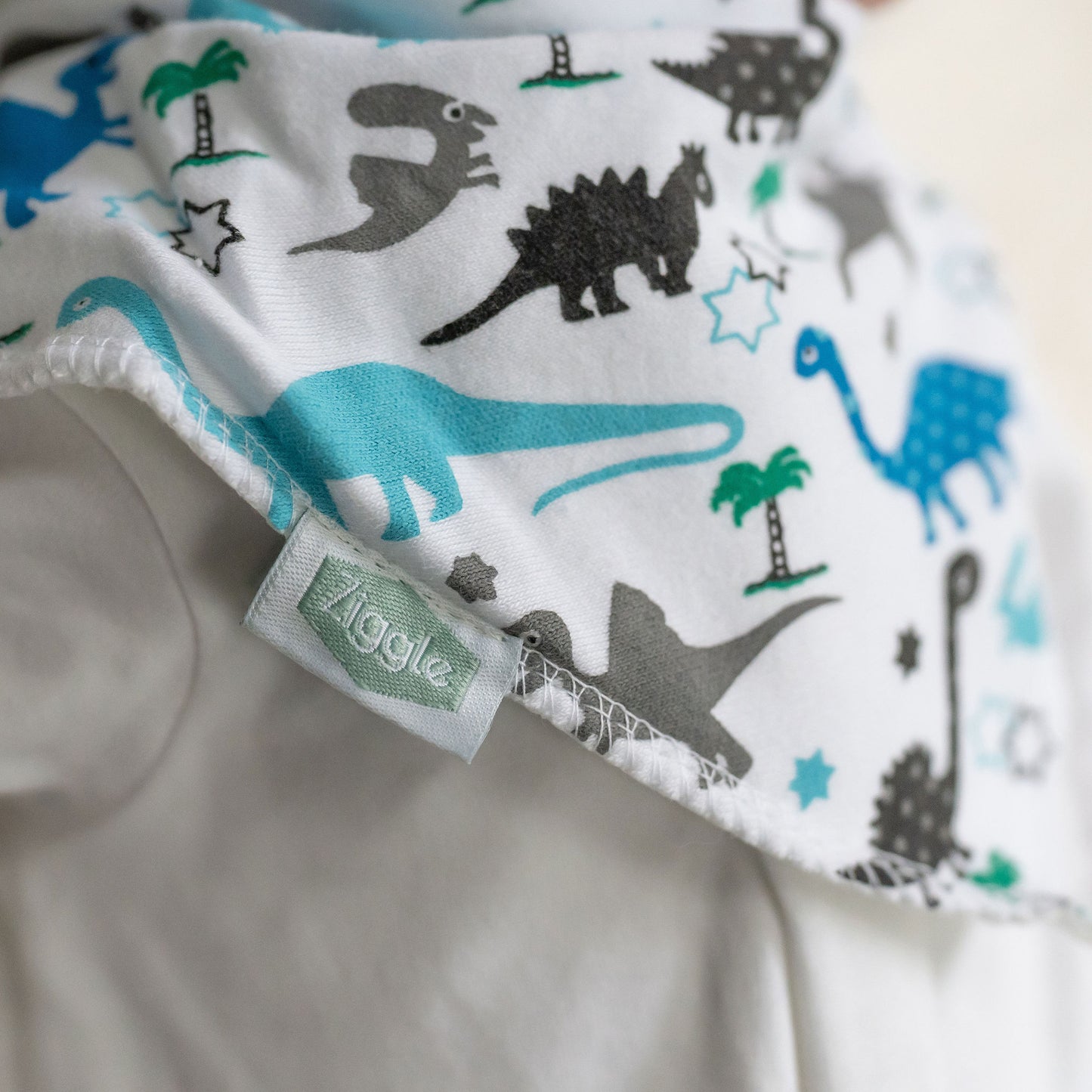 Uptown Dinosaur bib
