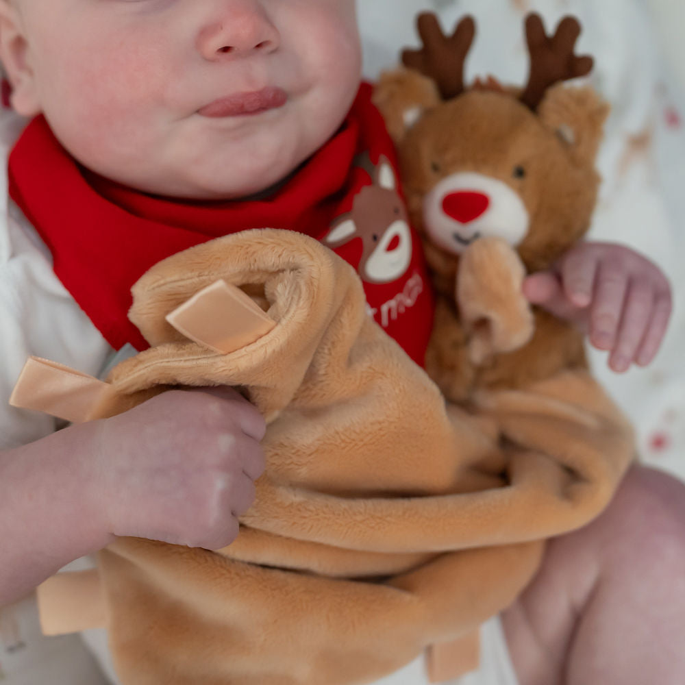 Reindeer Plush Comforter Blanket