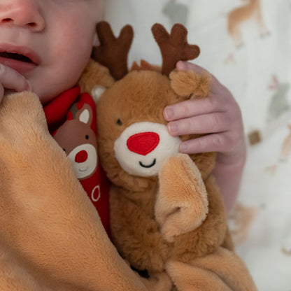 Reindeer Plush Comforter Blanket