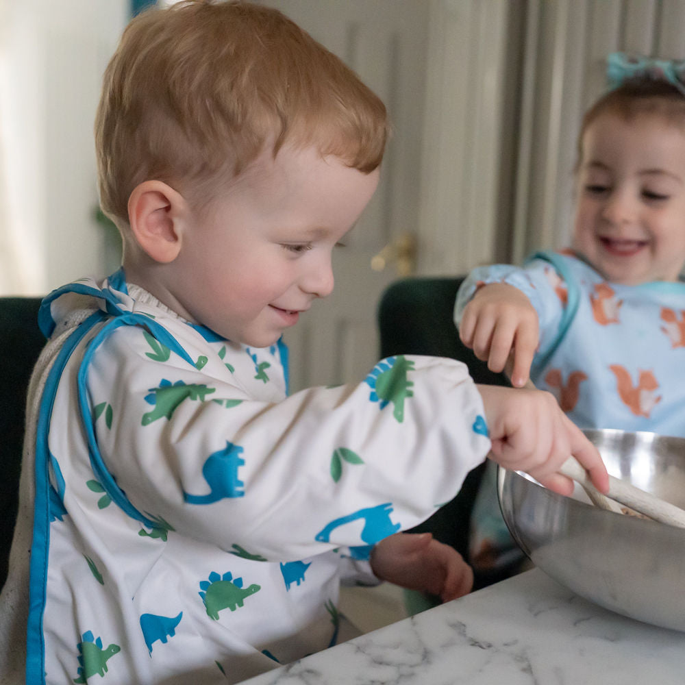 Coverall Feeding Bib Dinosaur