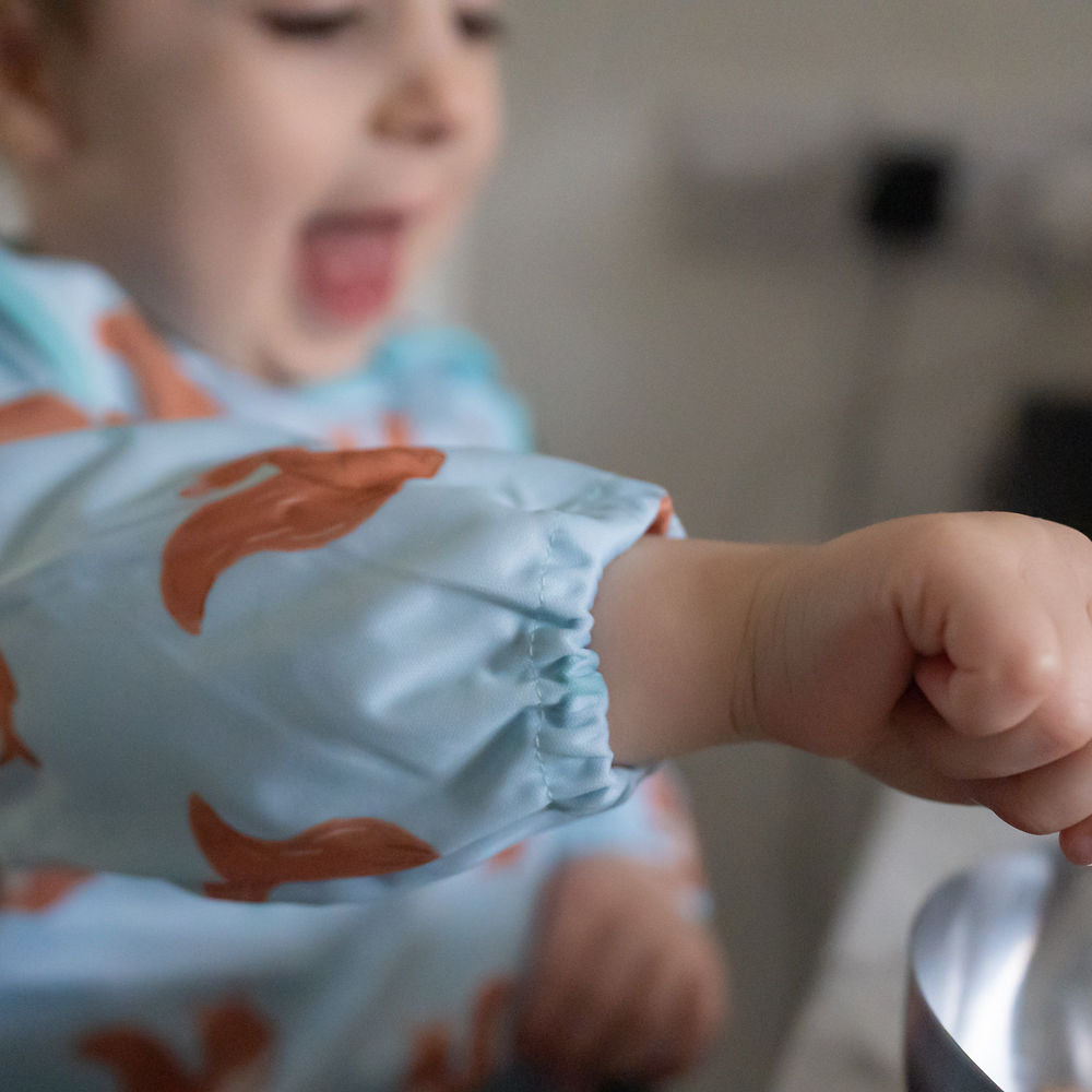 Coverall Feeding Bib Squirrels