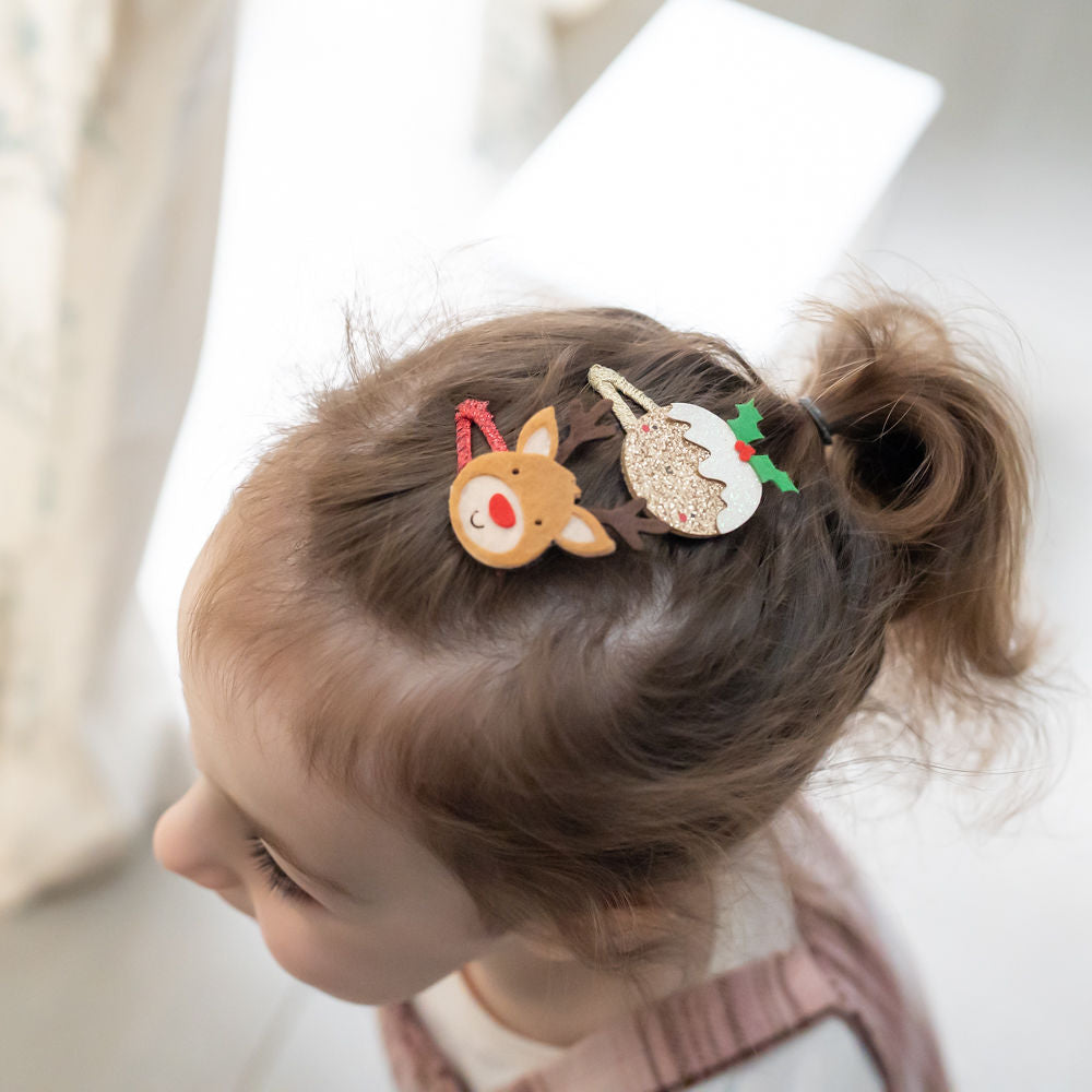 Christmas Hairclip Set