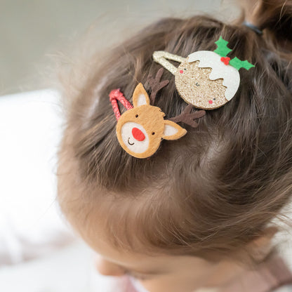 Christmas Hairclip Set