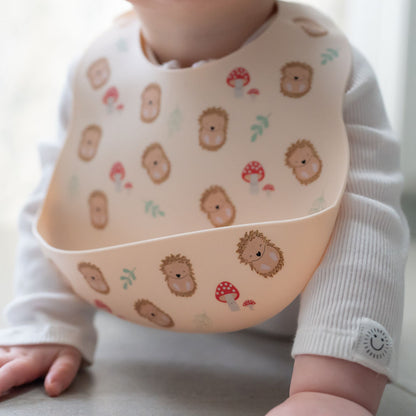 Catch It Silicone Bib Hedgehog