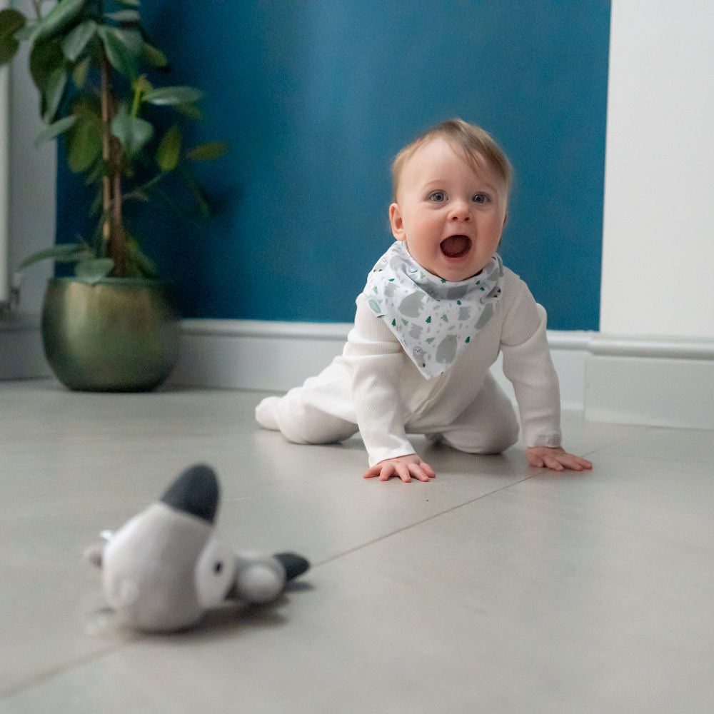 Winter Animals Print Bib