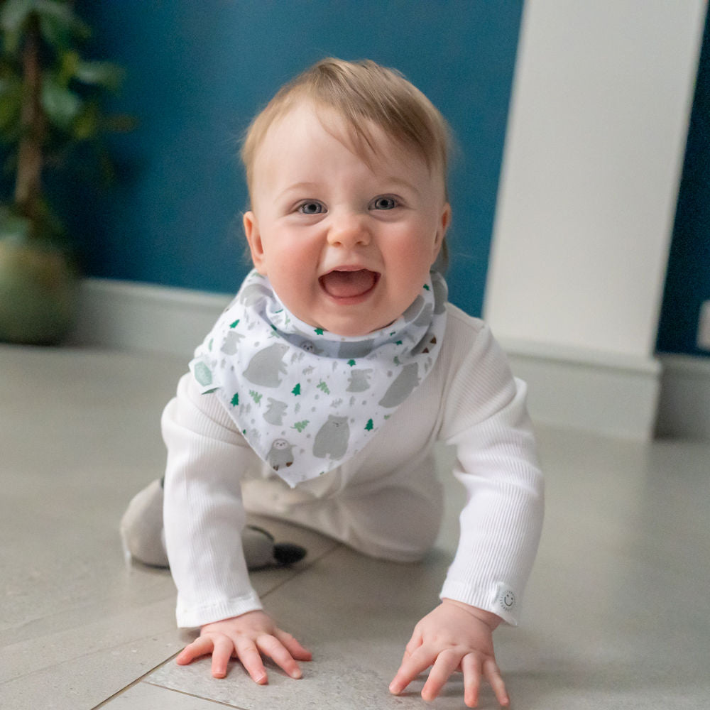 Winter Animals Print Bib