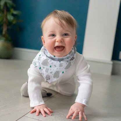 Winter Animals Print Bib