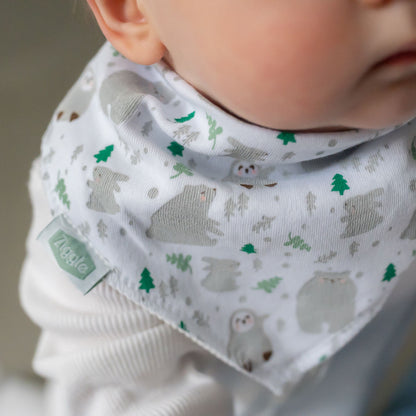 Winter Animals Print Bib