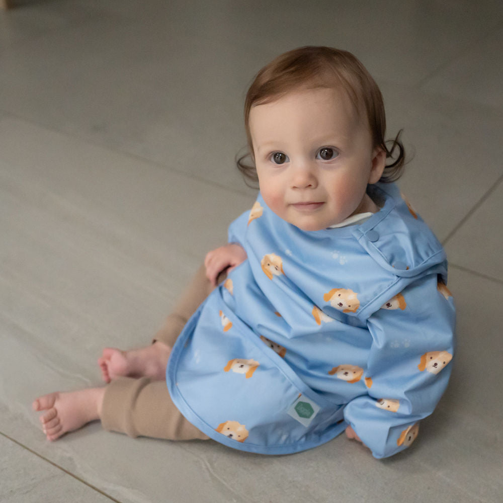 Coverall Feeding Bib Cockapoo puppy