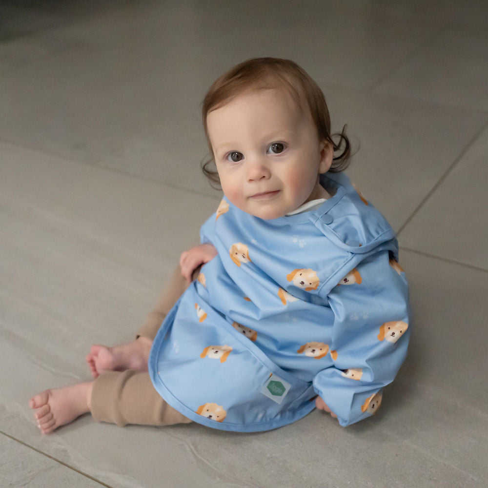 Coverall Feeding Bib Cockapoo puppy