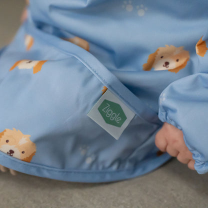 Coverall Feeding Bib Cockapoo puppy