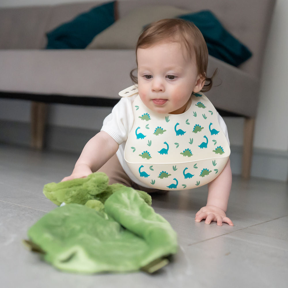 Catch It Silicone Bib Dinosaur