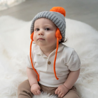 Fox Wooly Hat and Mittens