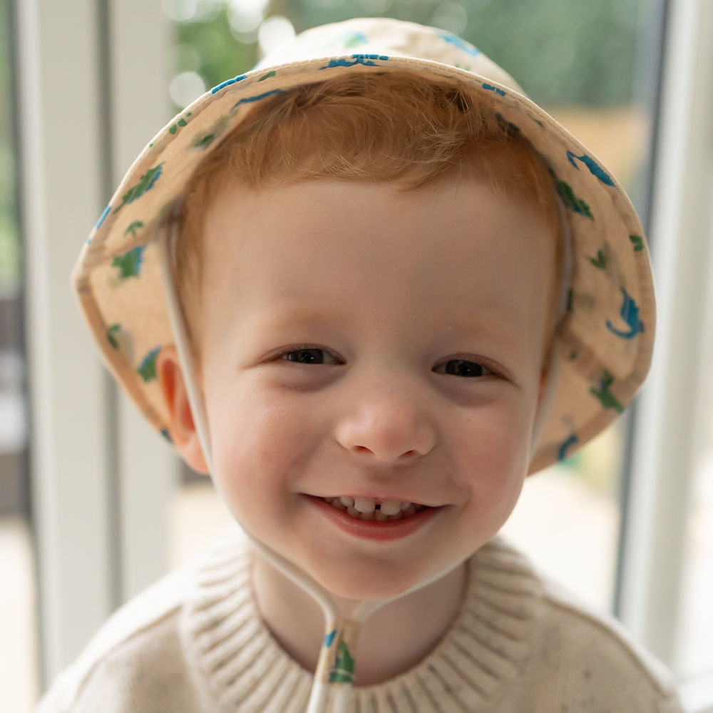 Blue/Green Dinos Sun Hat