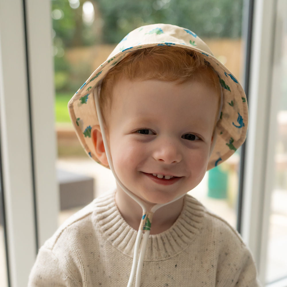 Blue/Green Dinos Sun Hat