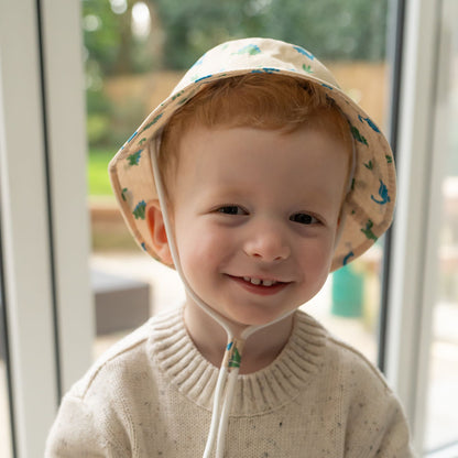 Blue/Green Dinos Sun Hat