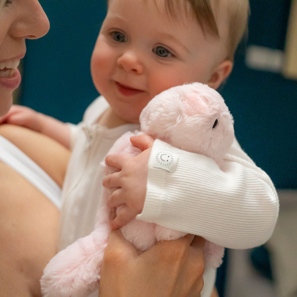 Pink Bunny Plush Toy
