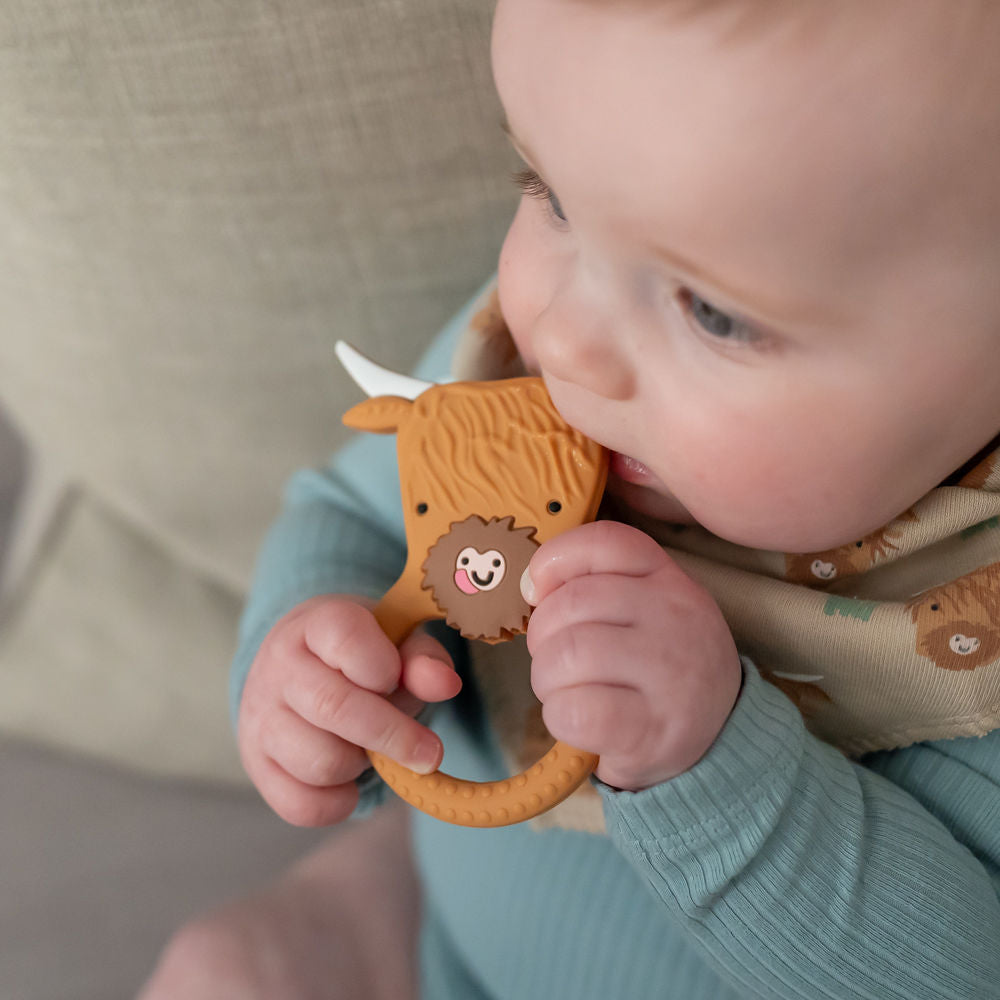 Highland Cow Teether Silicone
