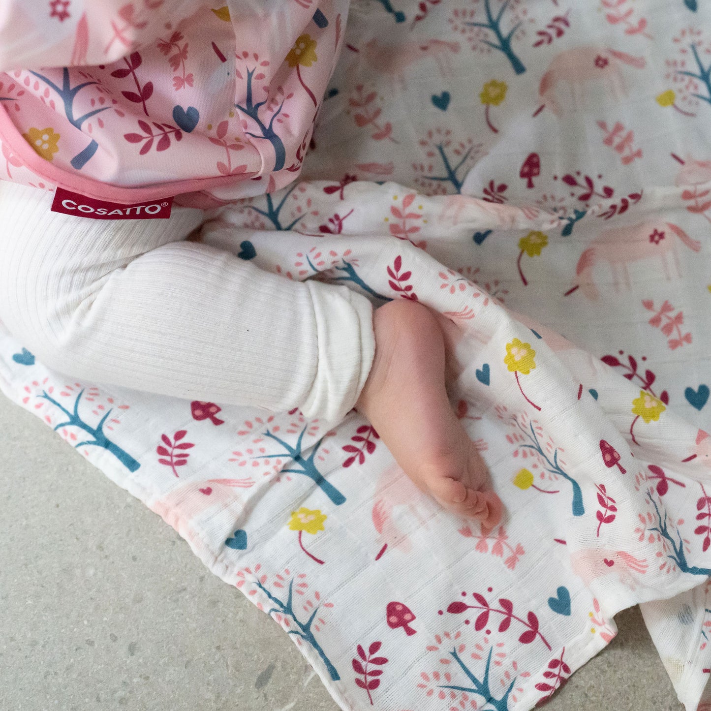 Cosatto Unicorn Garden Muslin Duo