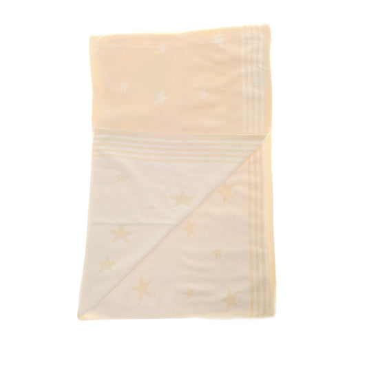 Cream and beige stars blanket