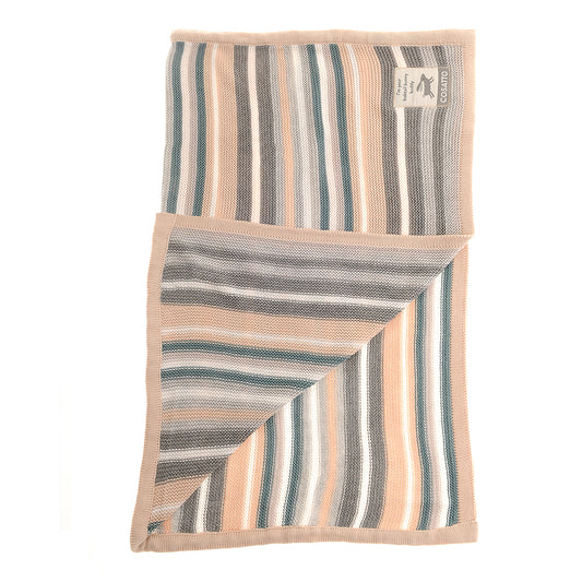 Cosatto Bobtail Stripe Knitted Blanket