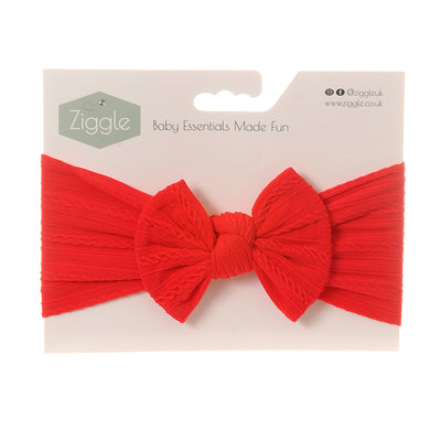 Red Top Bow Turban Headband