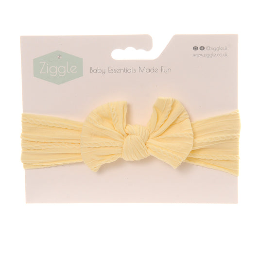 Lemon Top Bow Turban Headband