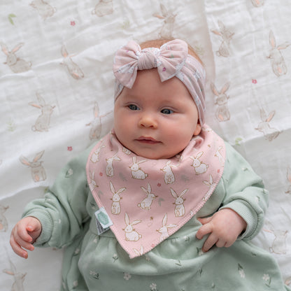 Bunnies Top Bow Turban Headband