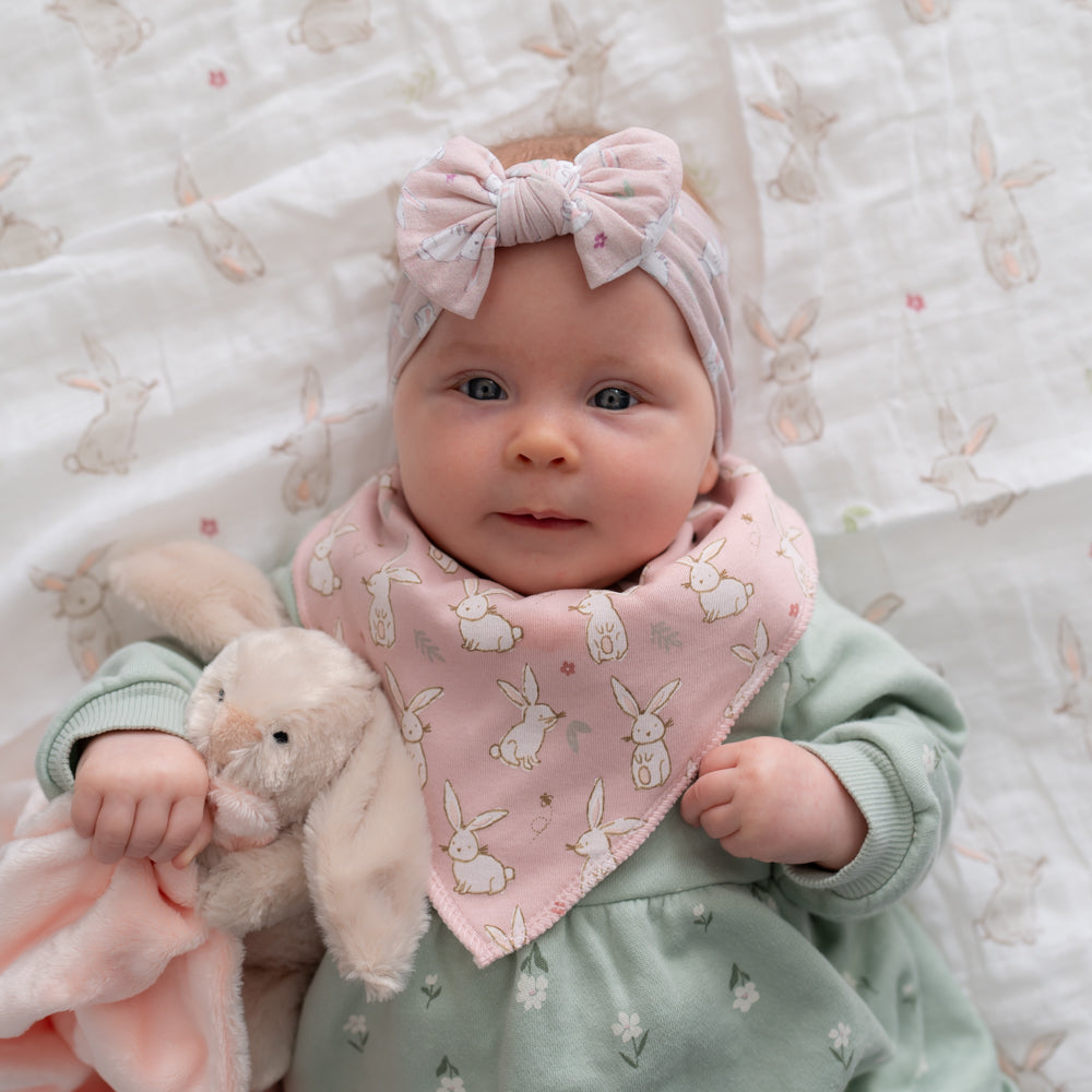 Bunnies Top Bow Turban Headband