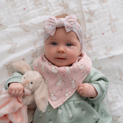 Bunnies Top Bow Turban Headband