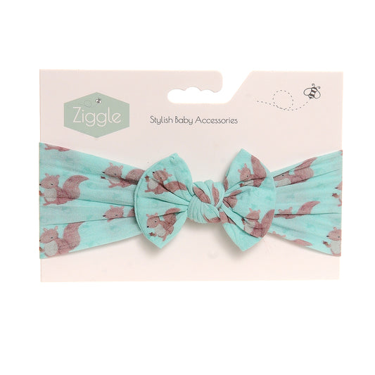 Squirrel Top Bow Turban Headband