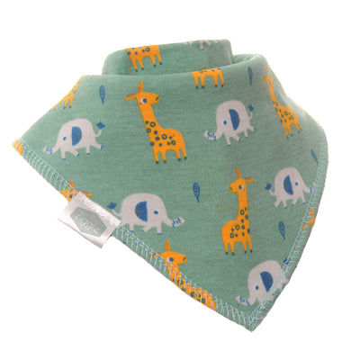 Giraffe and Elephant bib