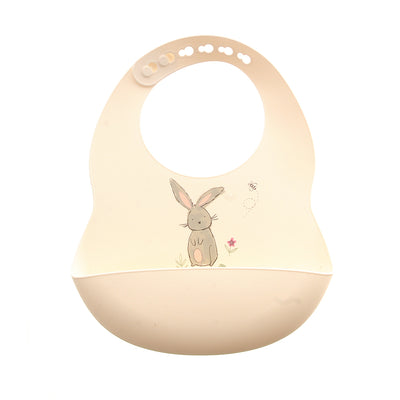 Catch It Silicone Bib Bunnies Cream