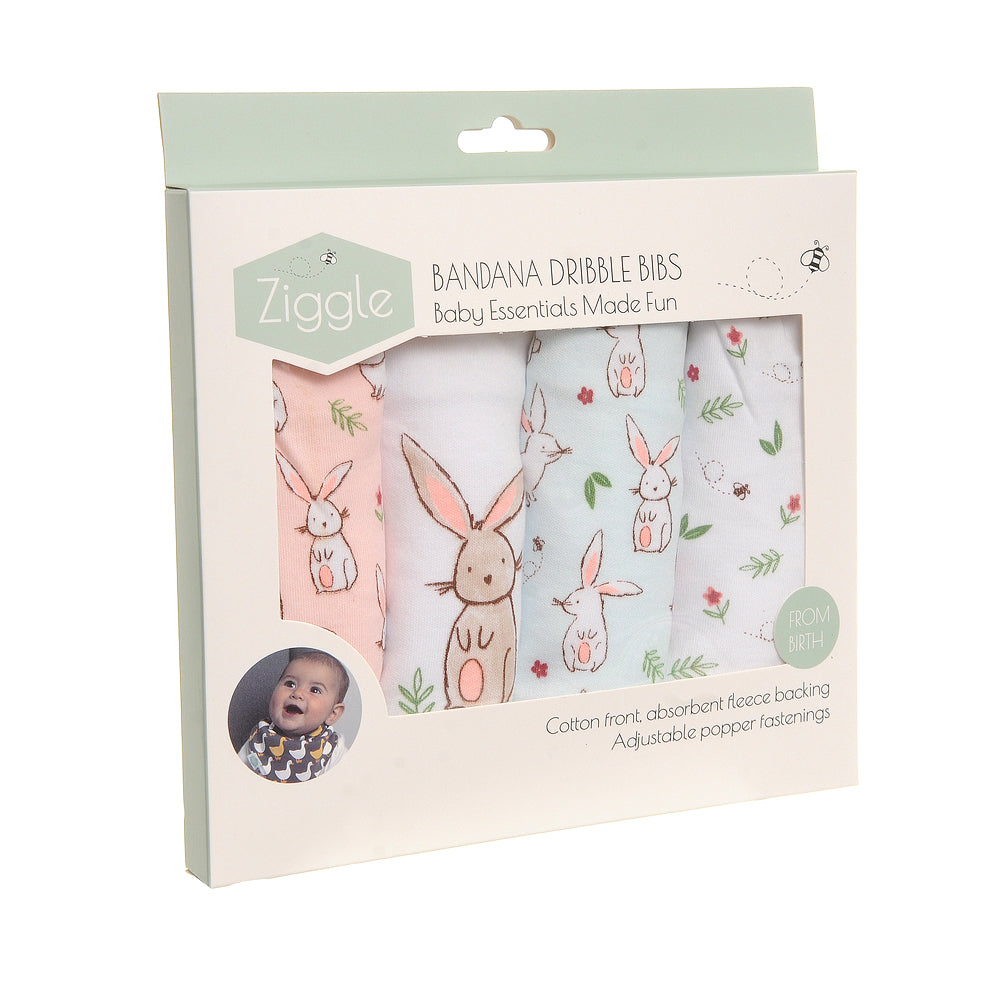 Bunnies bib set
