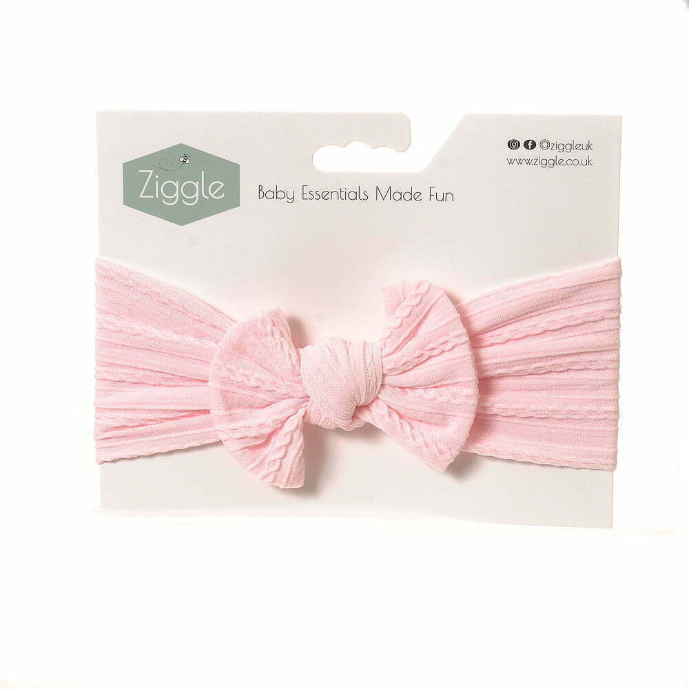 Heavenly Pink Top Bow Turban Headband