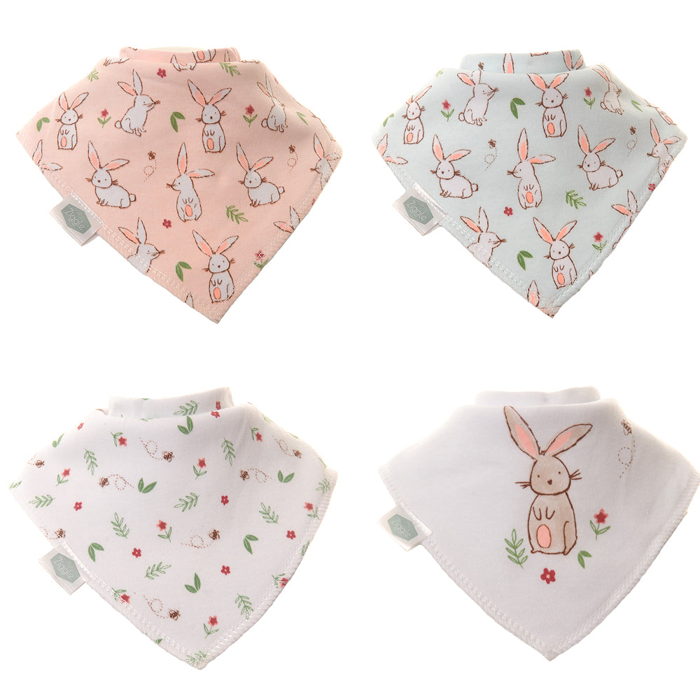 Bunnies bib set