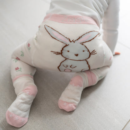 Bunnies Cream Leggings and Socks Set