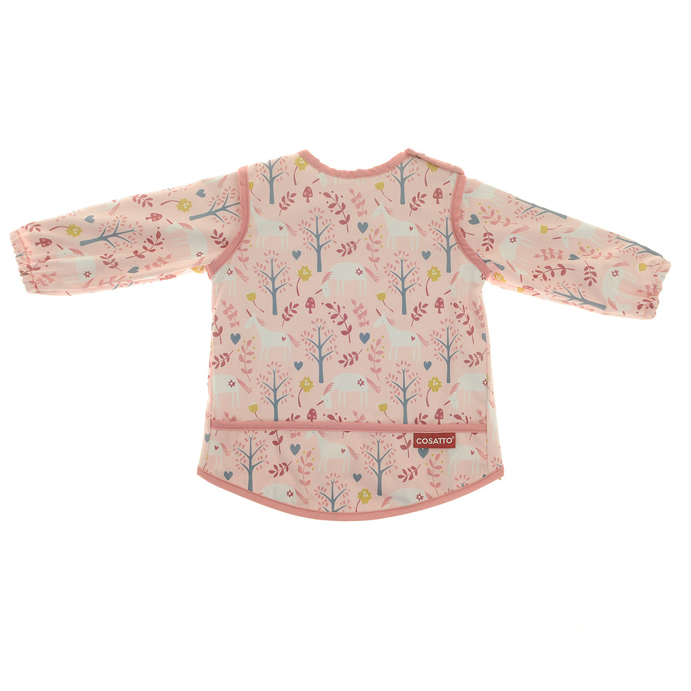 Cosatto Coverall Feeding Bib Unicorn Garden