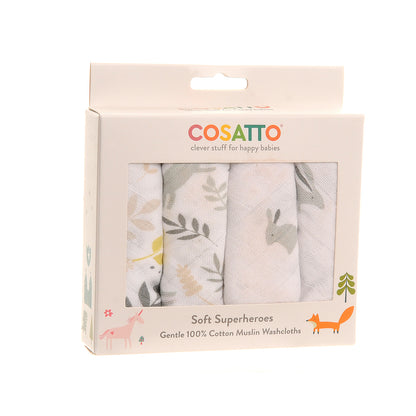 Cosatto Bobtail Washcloths