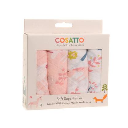 Cosatto Unicorn Garden Washcloths