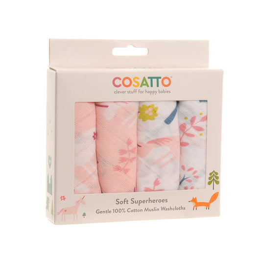 Cosatto Unicorn Garden Washcloths