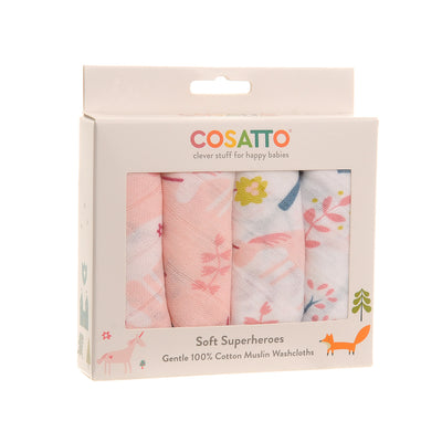 Cosatto Unicorn Garden Washcloths