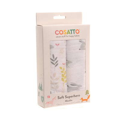 Cosatto Bobtail Muslin Duo